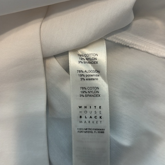 White House Black Market 3/4 Flare Sleeve top - size 2 - Picture 11 of 12